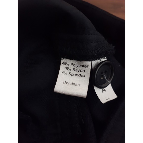 LOFT Marisa Pants 10 Tall Navy Blue Straight Leg Mid Rise SOLD ON EBAY - Picture 5 of 7